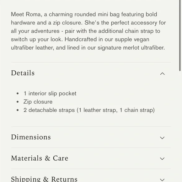 Freja NYC Roma bag in oat - Picture 6 of 7